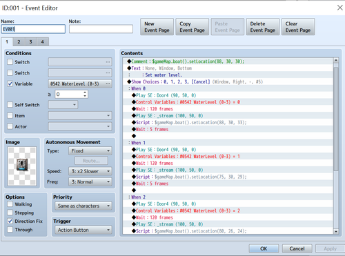 Current Boat Script Code