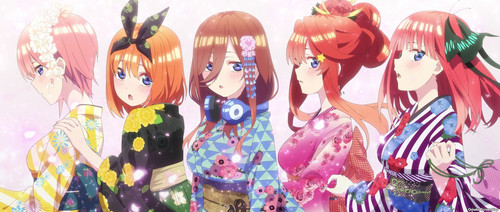 Go toubun no Hanayome S2 Episode 5 Nakano Quintuplets Wear New Year's Kimonos.jpg