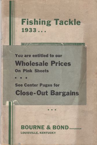 1933 'Fishing Tackle 1933...' Bourne & Bond Inc., Louisville, KY.png