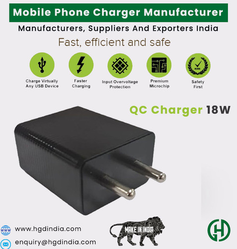 QC Charger 18W Manufacturers, Suppliers India | HGD INDIA.jpg