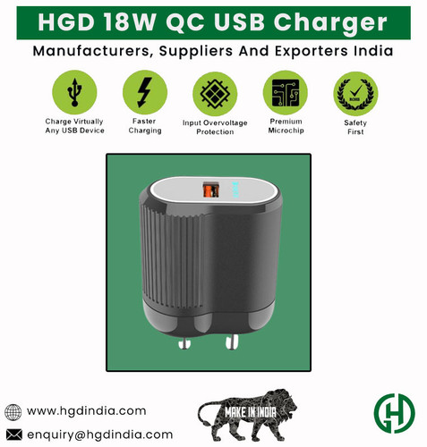 HGD 18W QC USB Charger Manufacturers | HGD INDIA.jpg