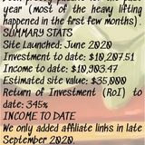 co 01137 affiliate marketing case study earned from an aged domain roi 10k valuation 35k