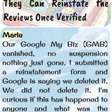 co 01204 someone else deleted my gmb google answered me to create a new listing they can reinstate t
