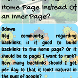 co 00976 what conditions to install backlinks to home page instead of an inner page