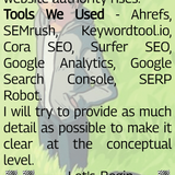 co 01357 seo case study keywords research and keyword grouping target b2b and b2c in the us and cana