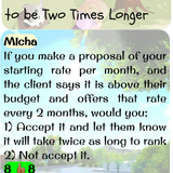 co 01175 the client wants your rate to be two times longer