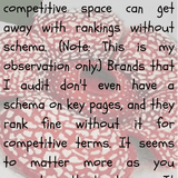 co 01055 the power of schema sites with good links in a competitive space can get away with rankings