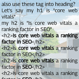 co 01051 placing normal styled keyword between the html tag strong or bold get more seo in positive
