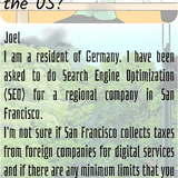 co 01087 a digital marketing agency in germany serves a client in the us should the agency pay taxes