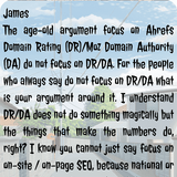 co 01115 moz da and ahrefs dr get marked as third party but how useful are they