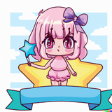 DALL·E 2022 11 04 00.14.42 kawaii anime baby with pastel star
