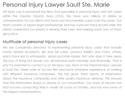 Sault Ste. Marie ON Personal Injury Lawyer  - AB Personal Injury Lawyer (800) 327-4812.png