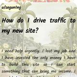 co 00309 how do i drive traffic to my mew site