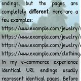 co 00416 suitable url structures for jewelry or jewellery sites