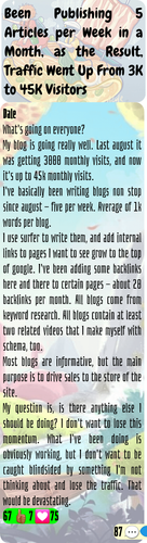 co 00423 been publishing 5 articles per week in a month as the result traffic went up from 3k to 45k.png