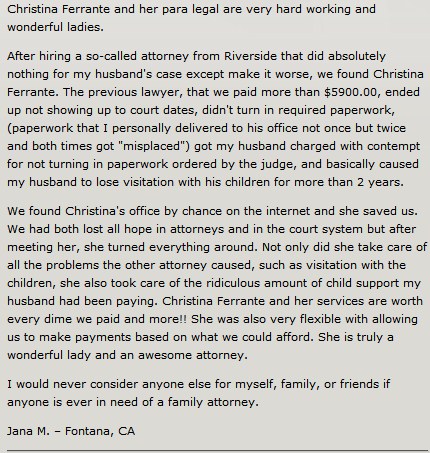 Family Law Attorney Rancho Cucamonga - Christina Ferrante Attorney At Law (909) 989-9923.jpg