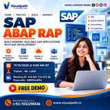Join a free live demo SAP ABAP RAP Online on October 17th