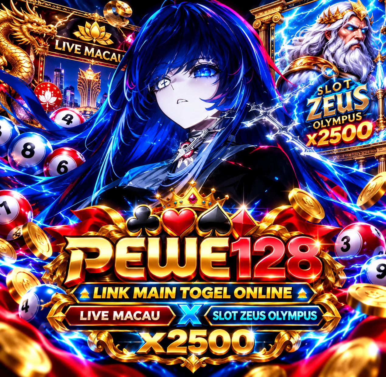 PEWE128 ^ Link Main Togel Online Live Macau X Slot Zeus Olympus x2500