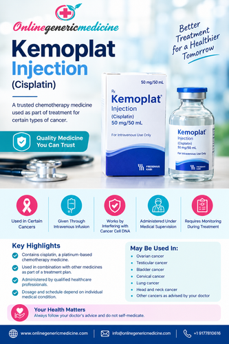 Kemoplat Injection (Cisplatin) – OnlineGenericMedicine. com.2
