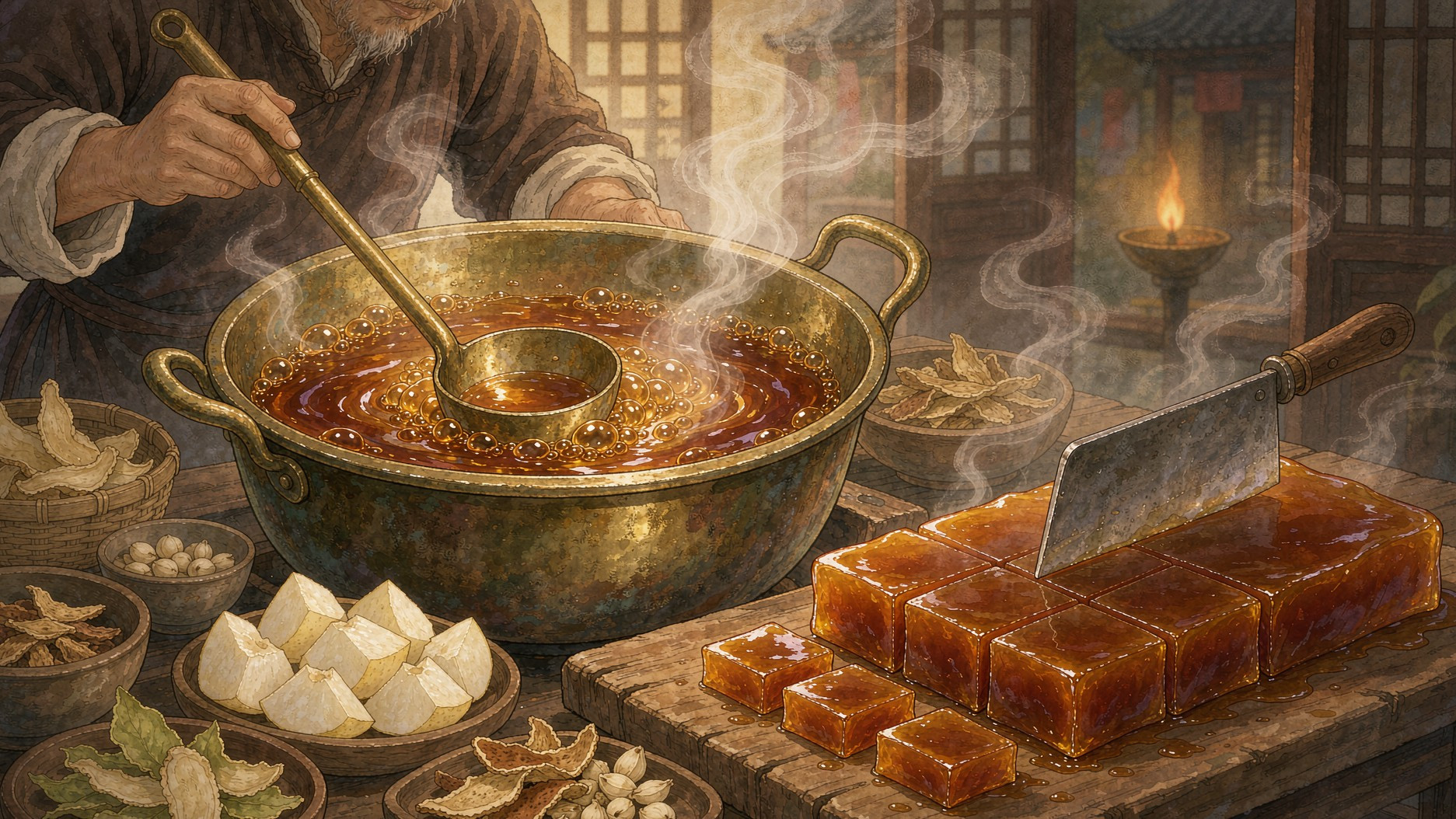 上海梨膏糖·工艺
