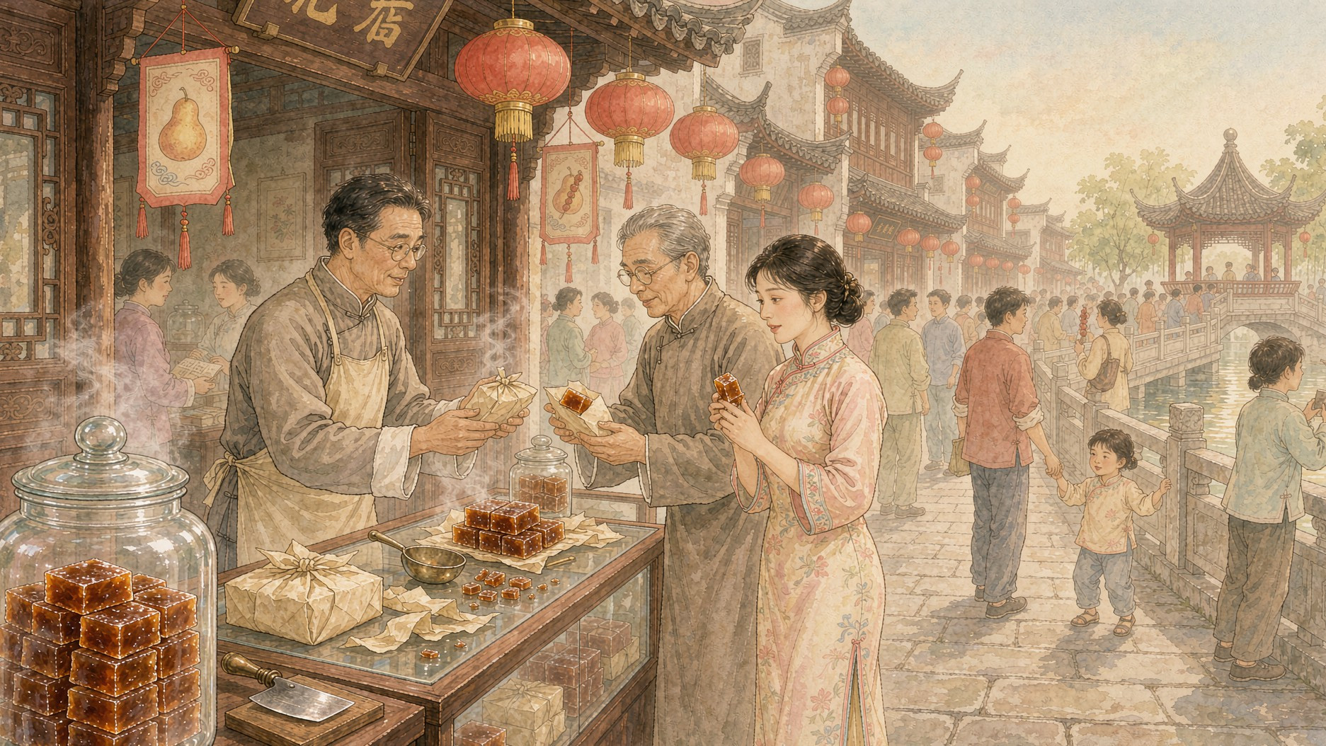 上海梨膏糖·食俗