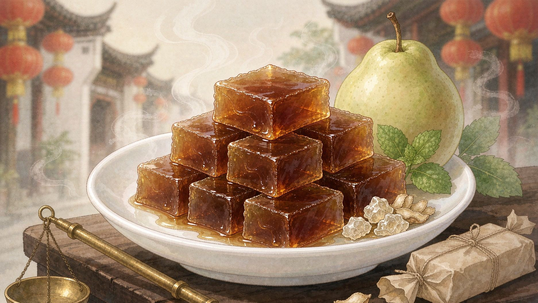 上海梨膏糖
