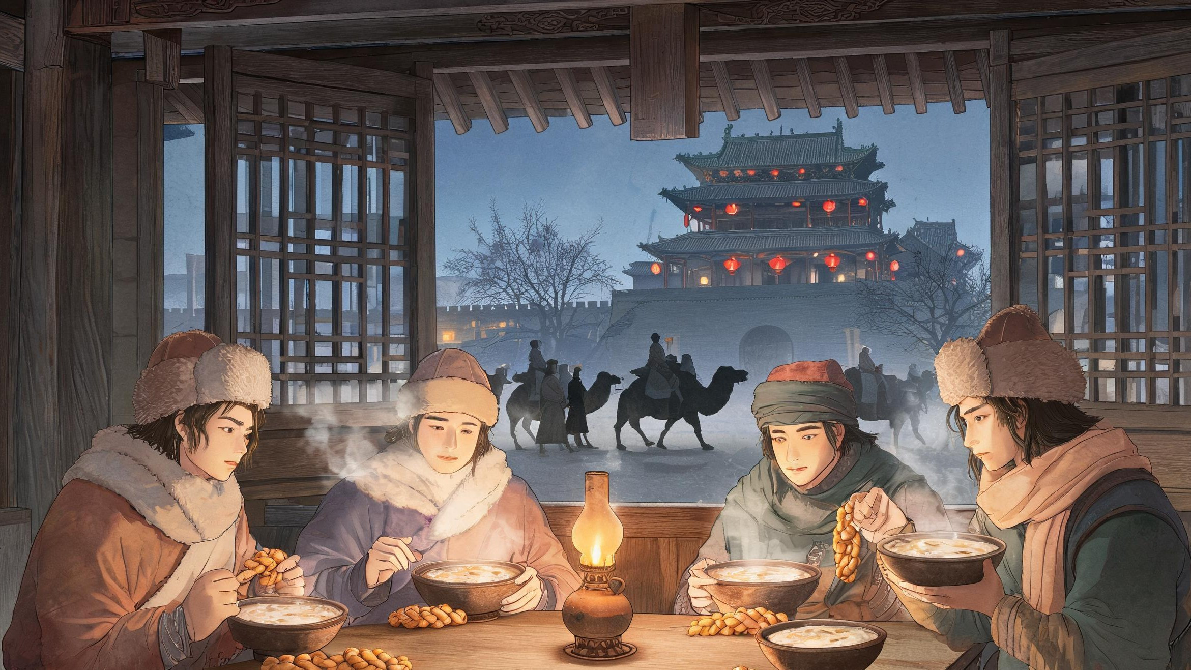 酒泉糊锅·食俗