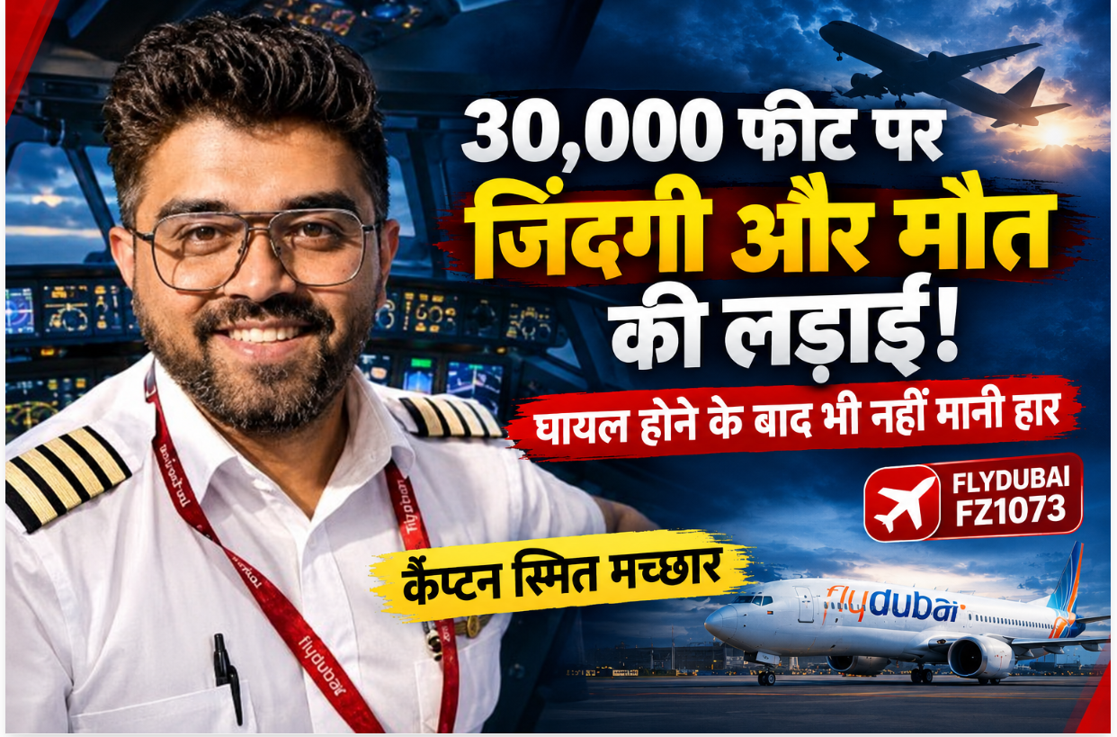 30,000 फीट की ऊंचाई पर जिंदगी और मौत के बीच लड़ाई, घायल होने के बाद भी नहीं मानी हार... कौन हैं पायलट स्मित मच्छार?