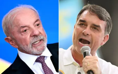 Lula desafia Flávio Bolsonaro para debates e quer confronto direto no segundo turno