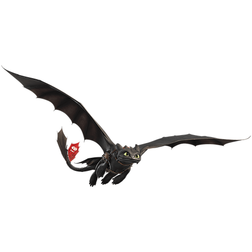 Toothless Dragon PNG Photo.2