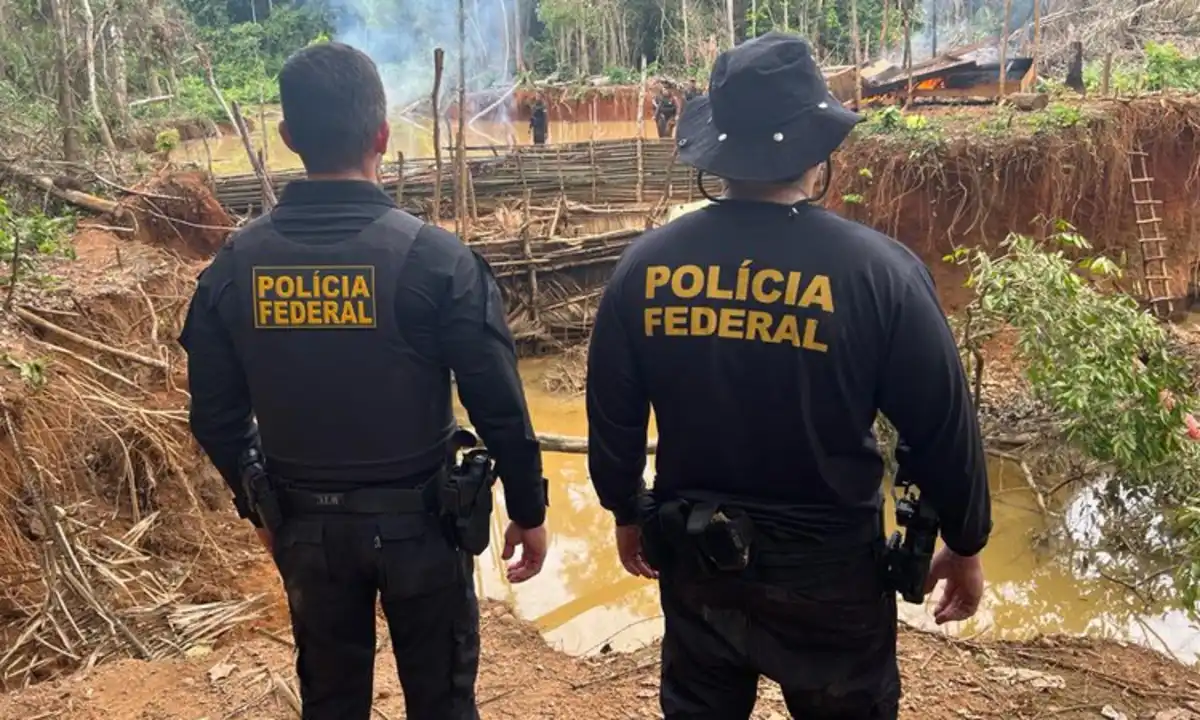 Ação da Polícia Federal estoura garimpo clandestino e resgata trabalhadores em condições degradantes no Pará