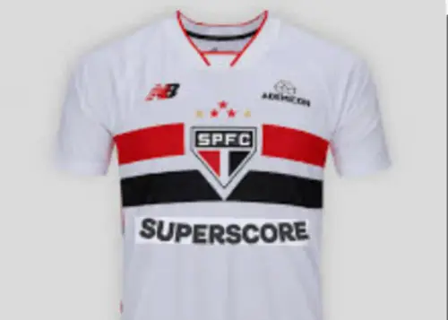 Sai Superbet, entra Superscore! São Paulo muda patrocinador contra o Cruzeiro