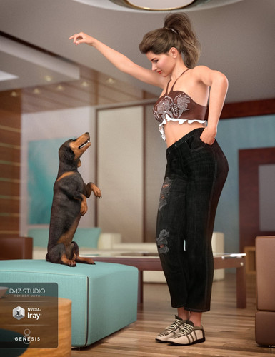dforce halter top and jeans for genesis 8 females 01 daz3d 1.1