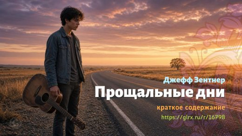 Читать краткий пересказ книги Джеффа Зентнера «Прощальные дни». Джефф Зентнер: «Прощальные дни» Джеф.jpg