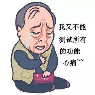 程序员反应图:我又不能测试所有功能