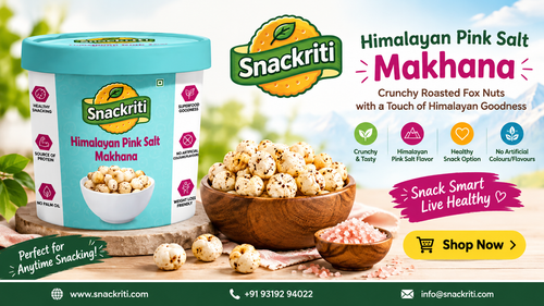 Himalayan Pink Salt Makhana – Crunchy & Flavorful Roasted Fox Nuts Snackriti.png