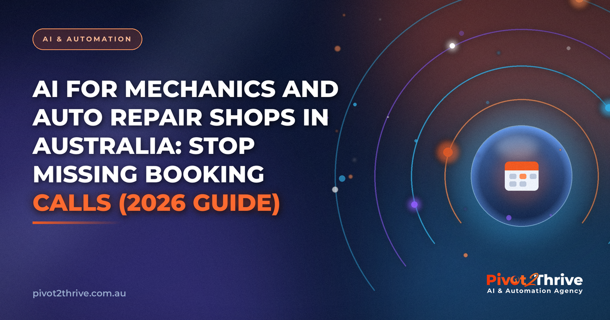 AI for mechanics and auto repair shops in Australia answering booking calls