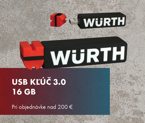 USB Würth ako darček k nákupu