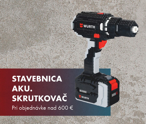 Stavebnica Würth ako darček k nákupu