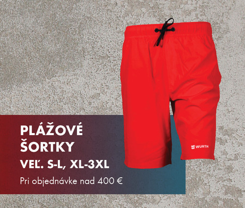 Plavky Würth ako darček k nákupu