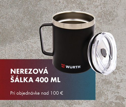 Hrnček Würth ako darček k nákupu