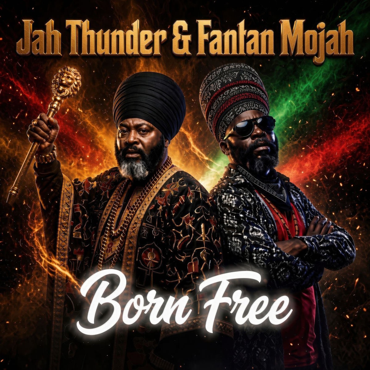 Jah Thunder, Fantan Mojah - Born Free