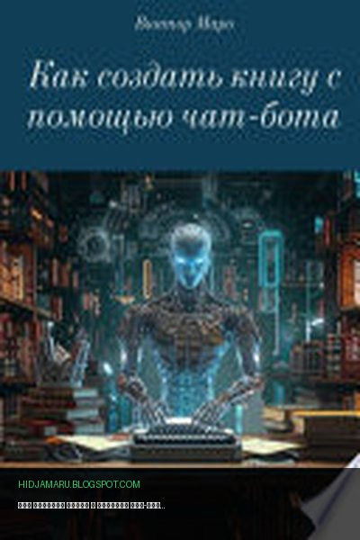 Обложка книги «Как создать книгу с помощью чат-бота» - Виктор Маро