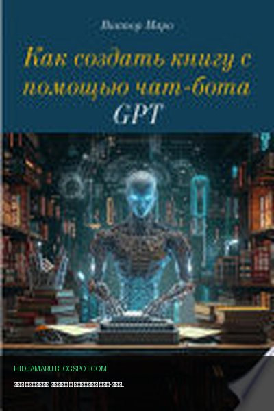 Обложка книги «Как создать книгу с помощью чат-бота GPT» - Виктор Маро
