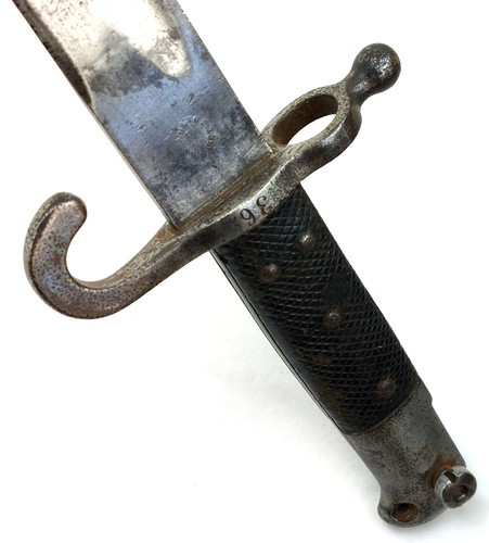 AustroHungarian M1867 Werndl Rifle Yataghan Bayonet German Made by Gustav Felix of Ohligs Solingen R.1
