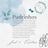 Convite para padrinhos de casamento aquarela delicado floral verde 20260906 143439 0000
