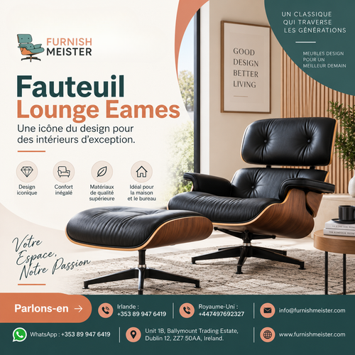 Fauteuil Lounge Eames Une Icône du Design et du Confort.png