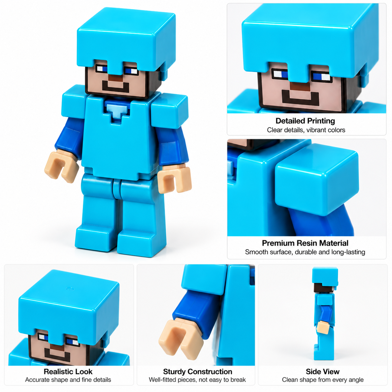 24-Day Pixel Building Block Advent Calendar for Kids – Christmas Countdown Character Figures 9