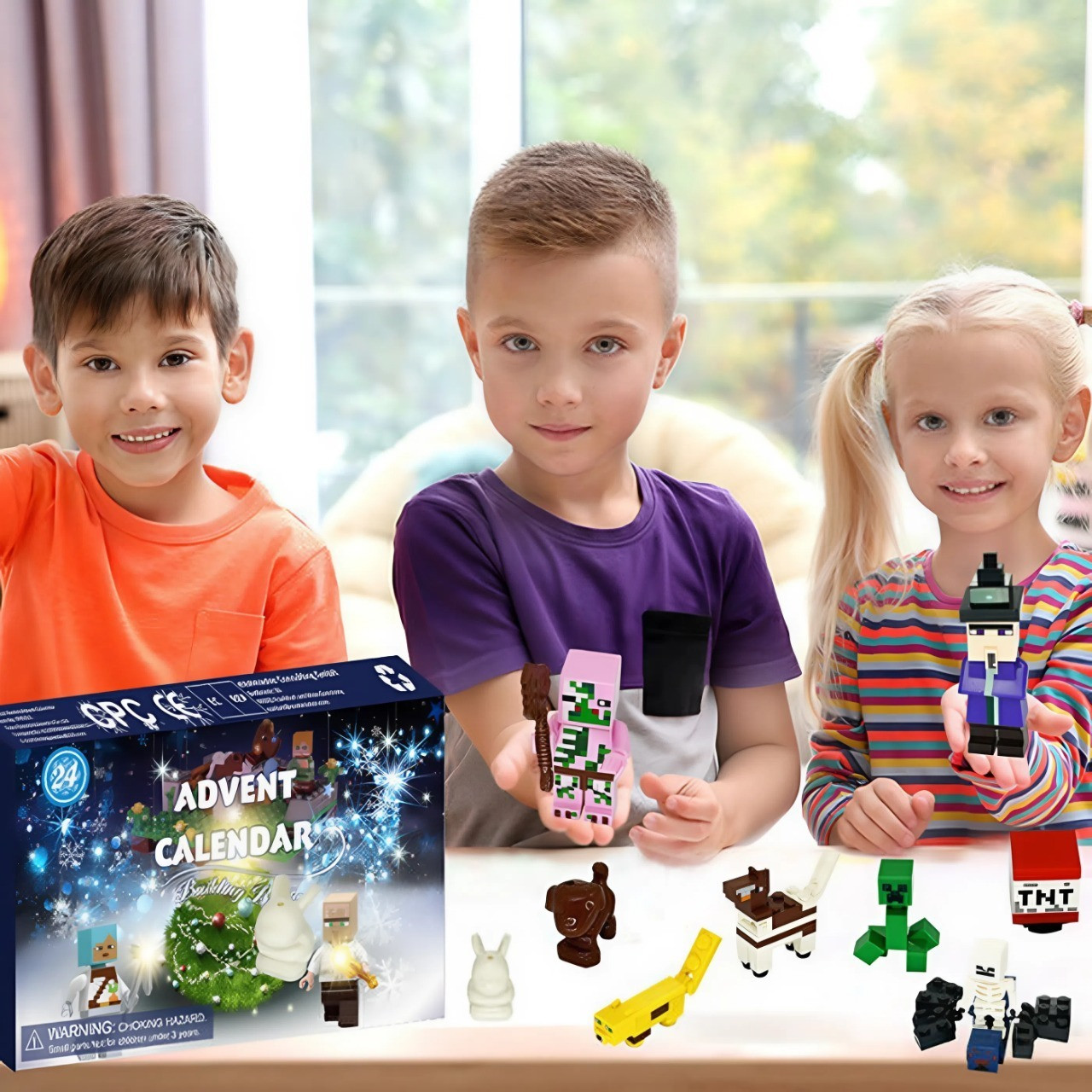 24-Day Pixel Building Block Advent Calendar for Kids – Christmas Countdown Character Figures 11 n3NUIEJ