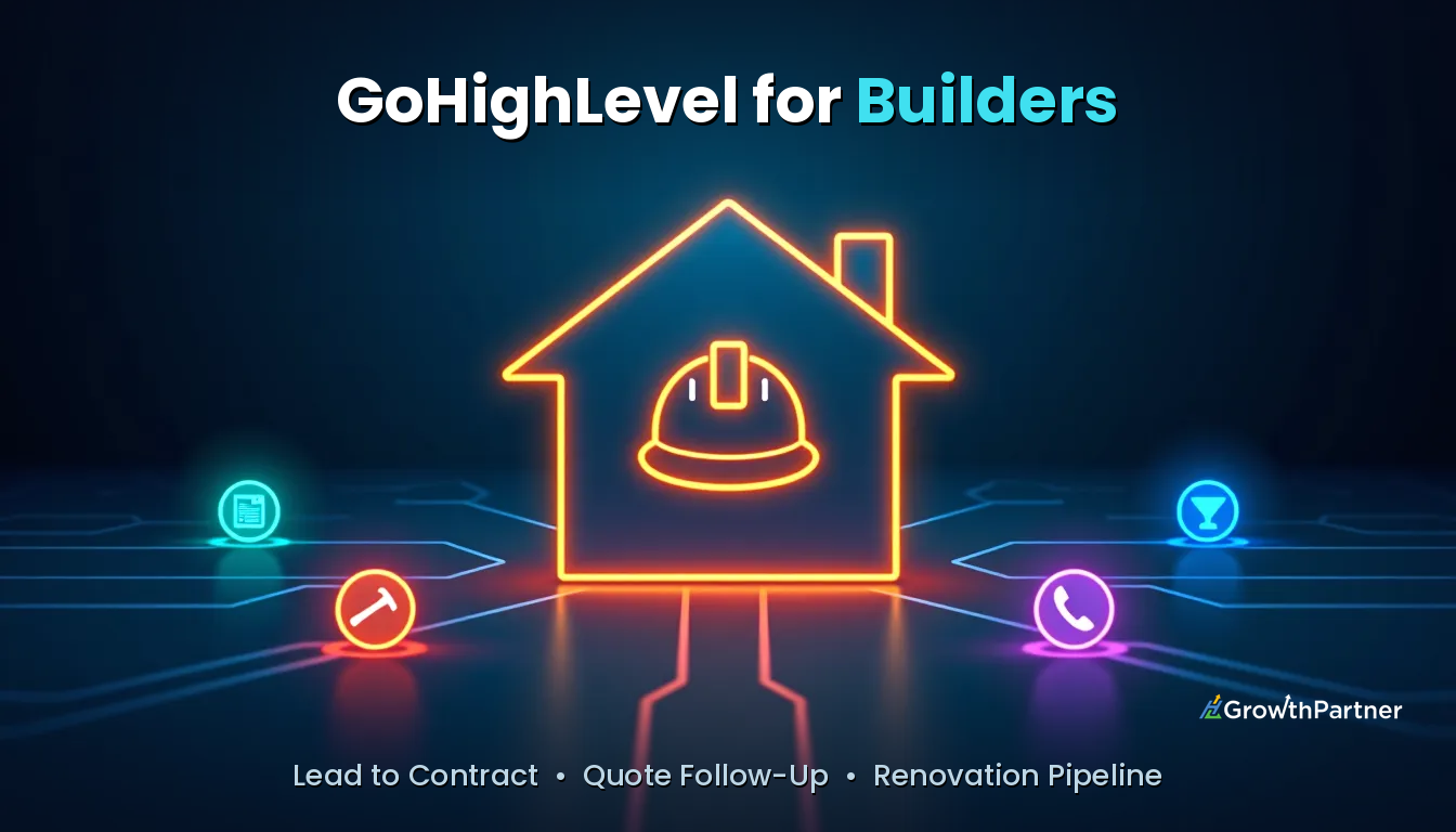 GoHighLevel for Builders & Renovators: Setup Guide (2026) — HL Growth Partner, Dr Priya Jaganathan
